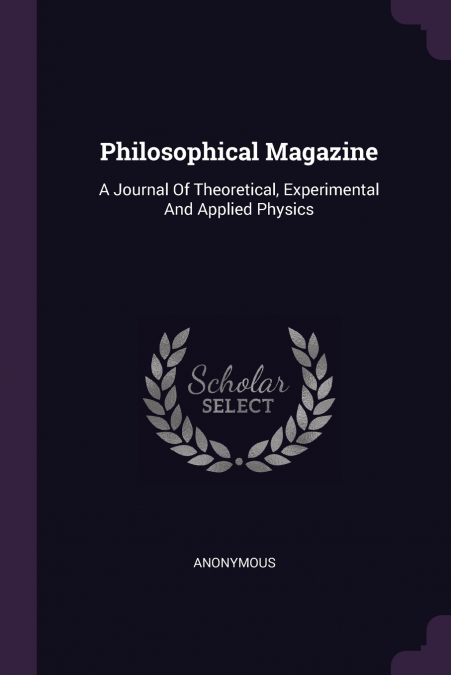 Philosophical Magazine