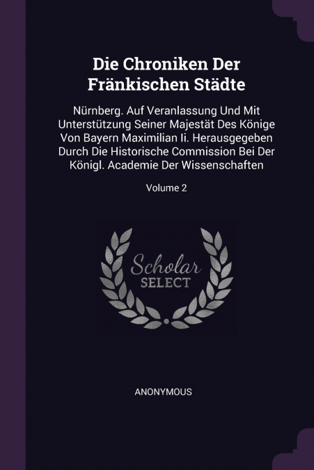 Die Chroniken Der Fränkischen Städte