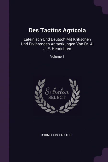 Des Tacitus Agricola