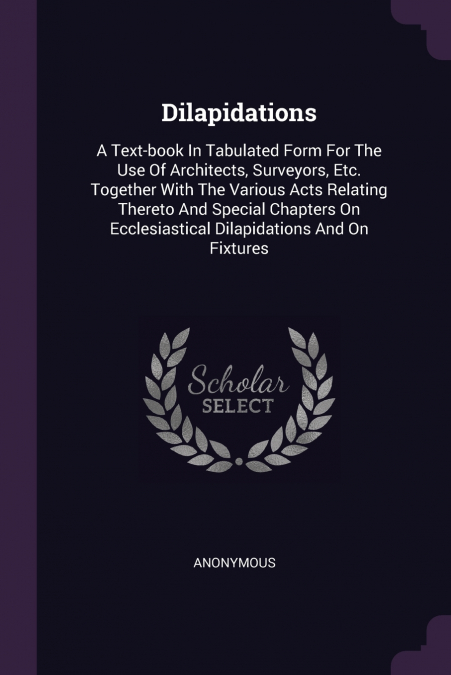 Dilapidations