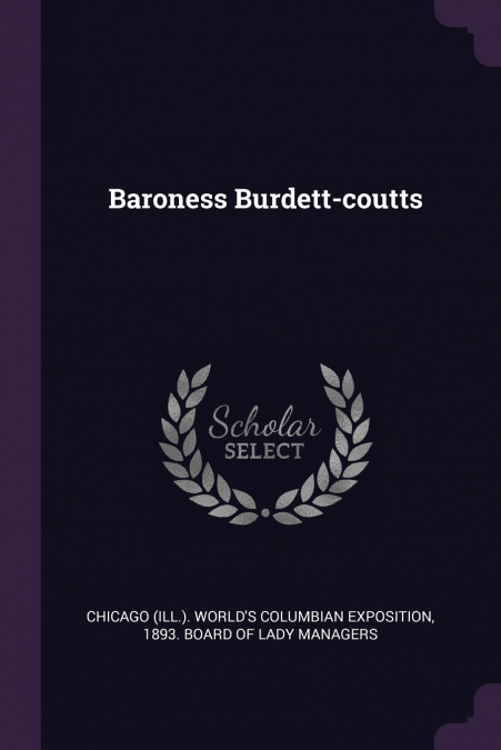 Baroness Burdett-coutts