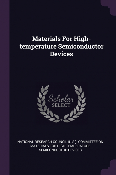 Materials For High-temperature Semiconductor Devices