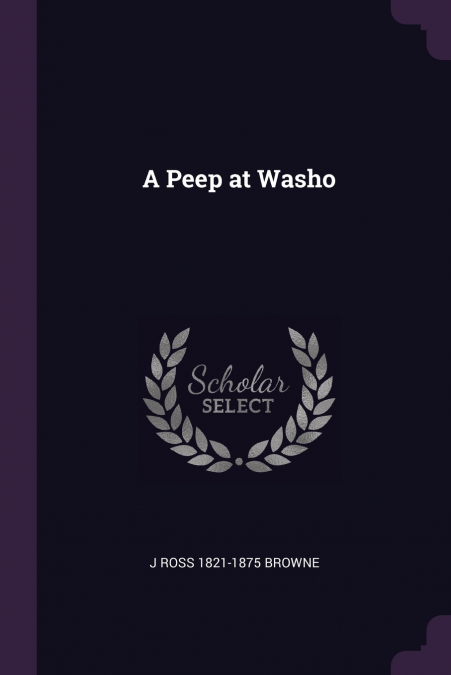 A Peep at Washo