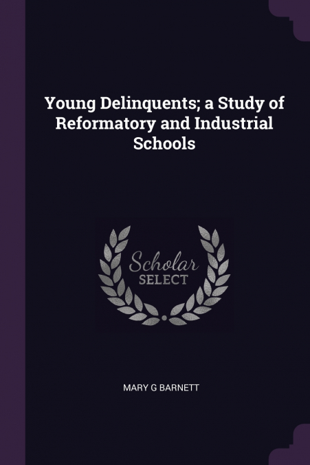 Young Delinquents; a Study of Reformatory and Industrial Schools