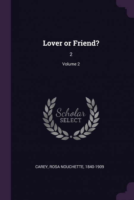 Lover or Friend?