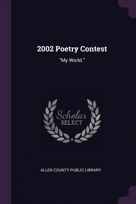 2002 Poetry Contest