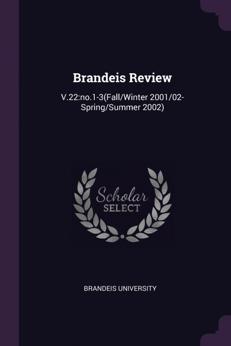 Brandeis Review