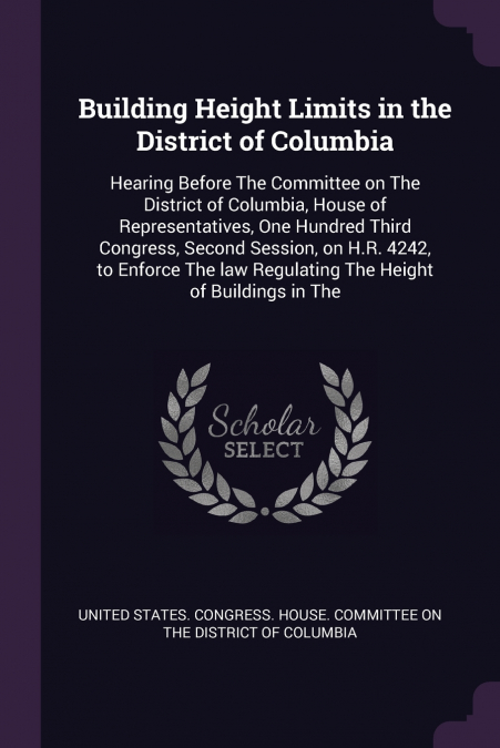 Building Height Limits in the District of Columbia