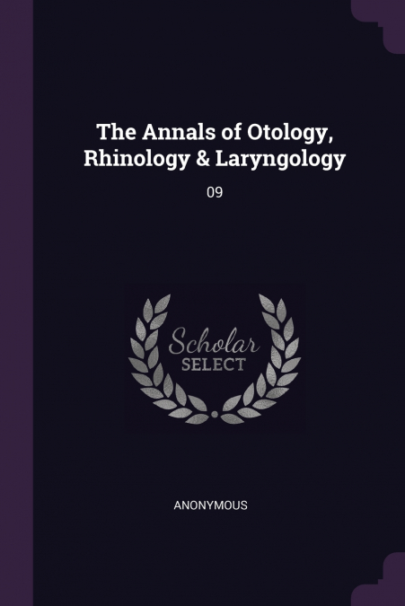The Annals of Otology, Rhinology & Laryngology