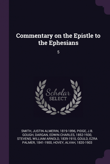 Commentary on the Epistle to the Ephesians