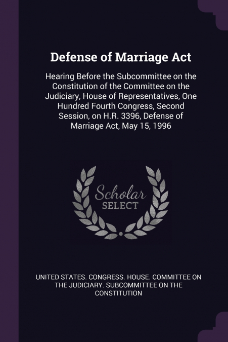 Defense of Marriage Act