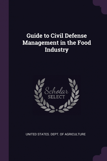 Guide to Civil Defense Management in the Food Industry