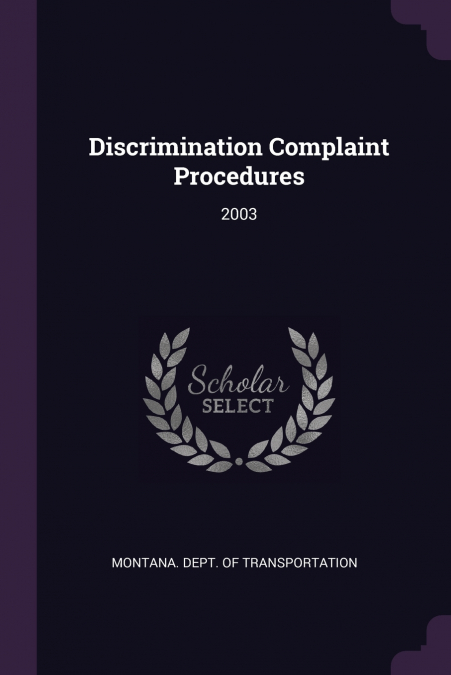 Discrimination Complaint Procedures