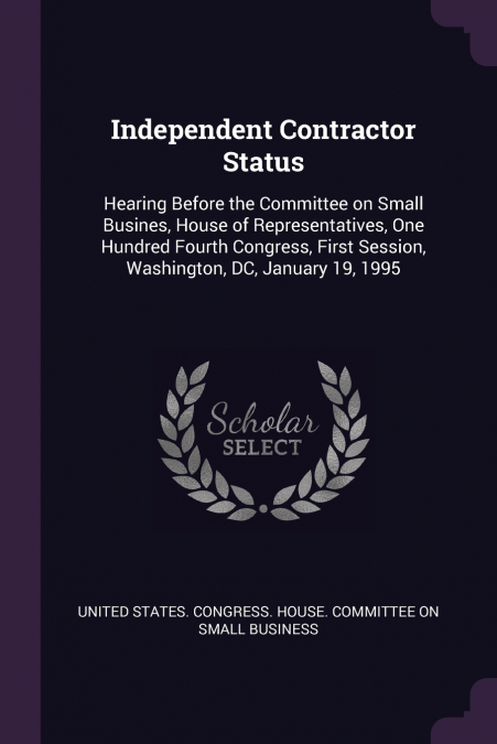 Independent Contractor Status