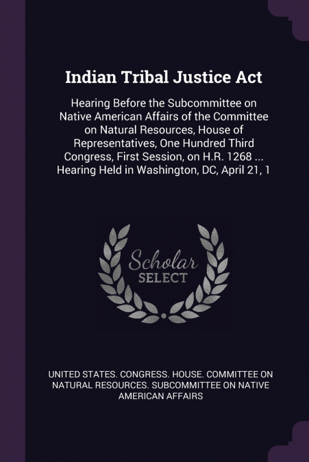 Indian Tribal Justice Act