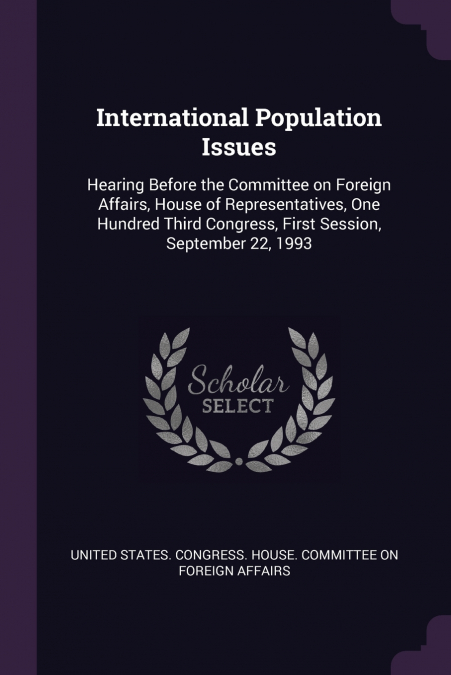International Population Issues