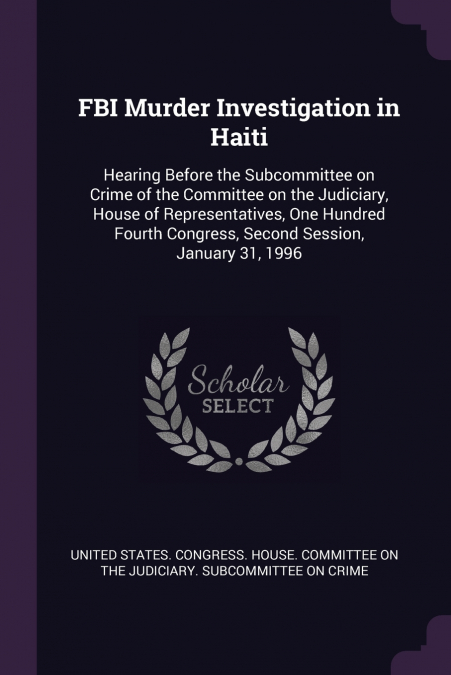 FBI Murder Investigation in Haiti