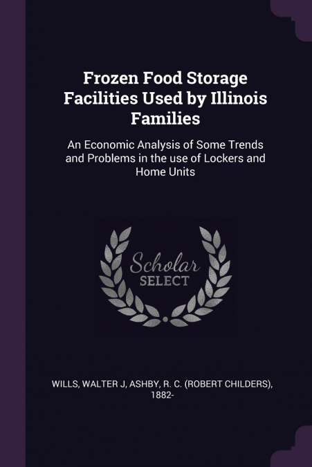 Frozen Food Storage Facilities Used by Illinois Families