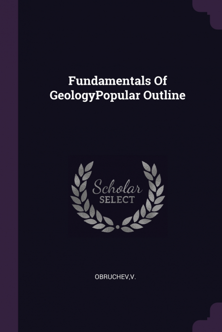 Fundamentals Of GeologyPopular Outline