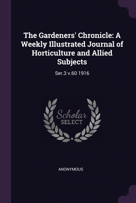 The Gardeners’ Chronicle
