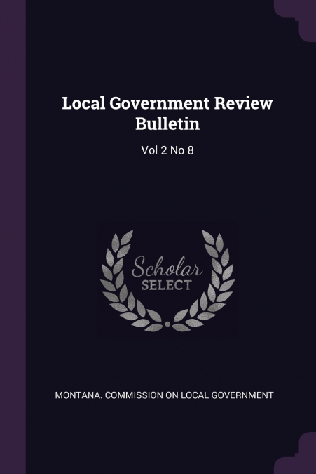 Local Government Review Bulletin
