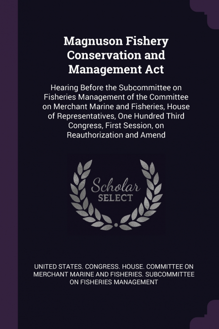 Magnuson Fishery Conservation and Management Act