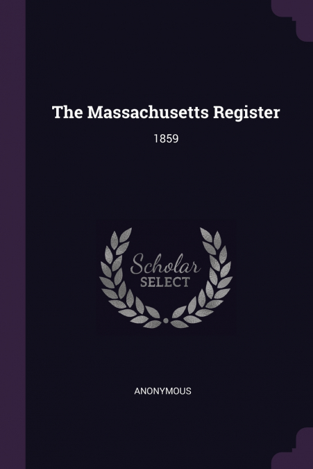 The Massachusetts Register