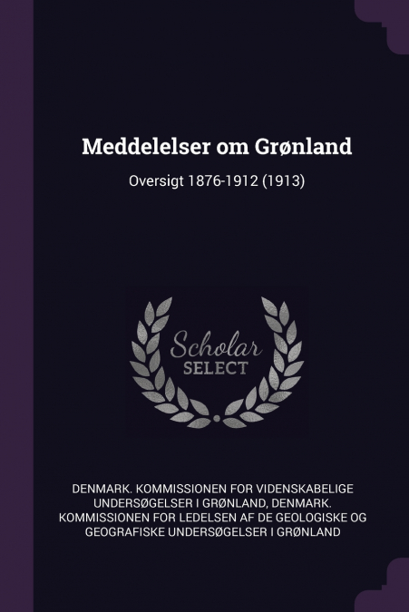Meddelelser om Grønland