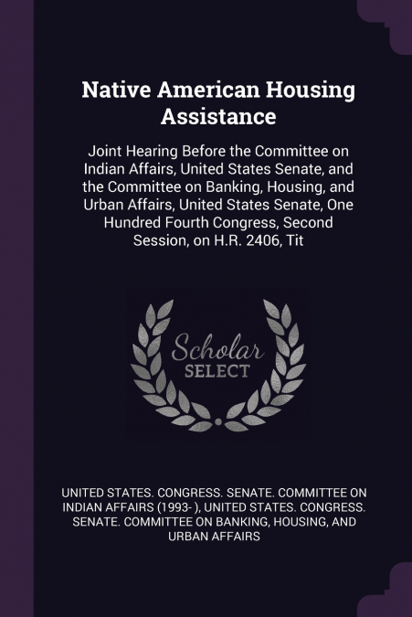 Native American Housing Assistance