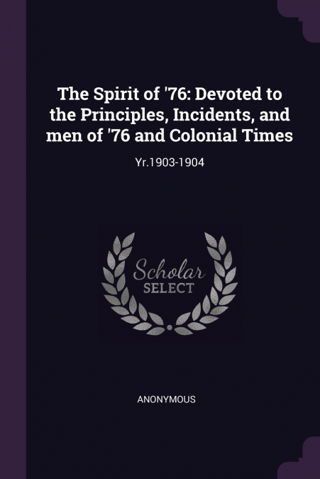 The Spirit of ’76