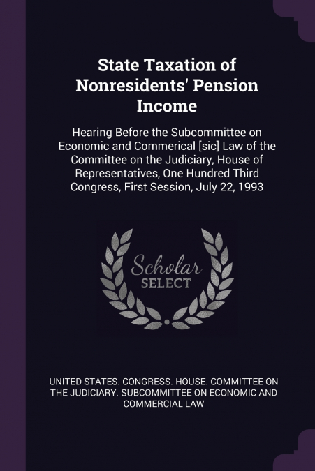 State Taxation of Nonresidents’ Pension Income