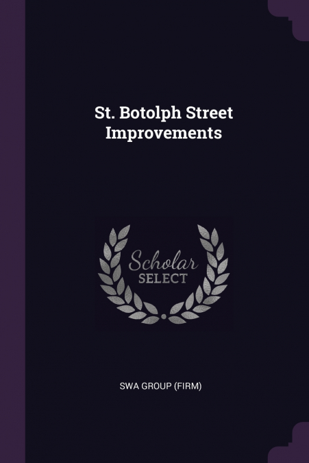 St. Botolph Street Improvements