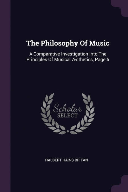 The Philosophy Of Music