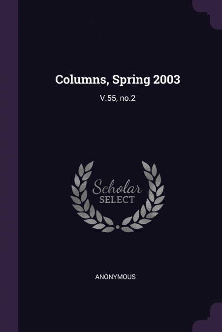 Columns, Spring 2003