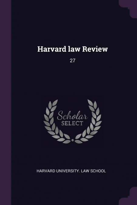Harvard law Review