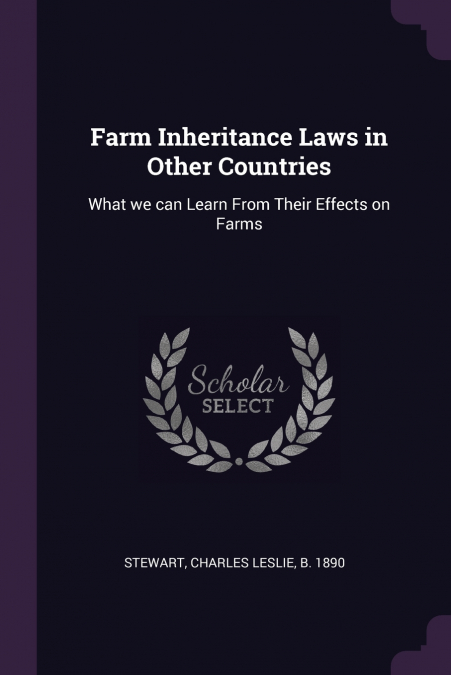 Farm Inheritance Laws in Other Countries