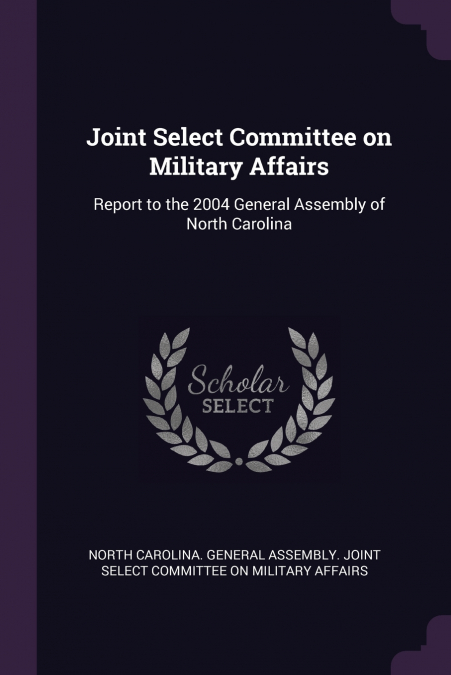 Joint Select Committee on Military Affairs