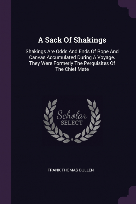 A Sack Of Shakings