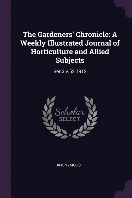 The Gardeners’ Chronicle