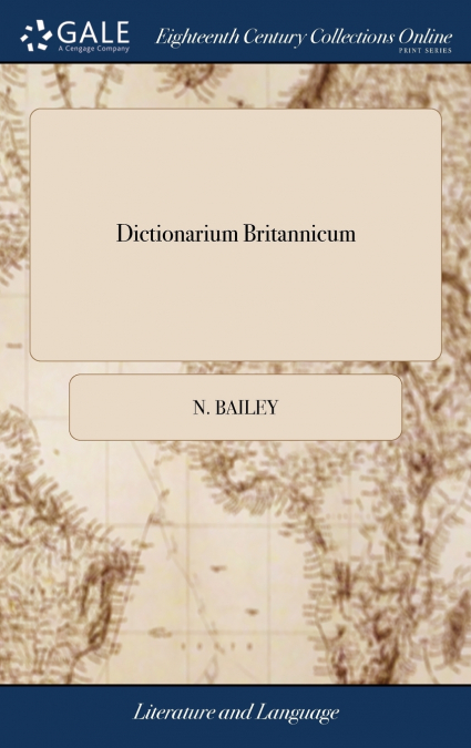 Dictionarium Britannicum