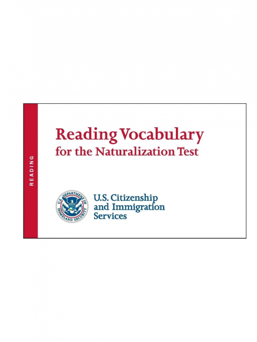 Reading Vocabulary for the Naturalization Test