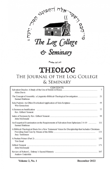 Theolog, Volume 2, Number 2