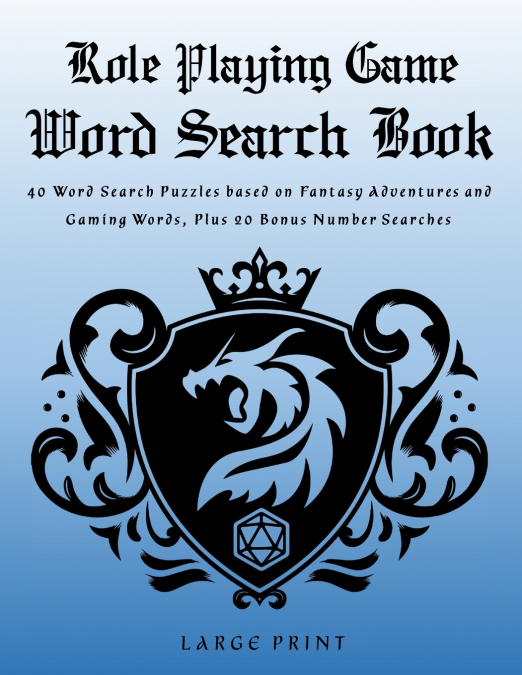 Role Playing Game Word Search Book
