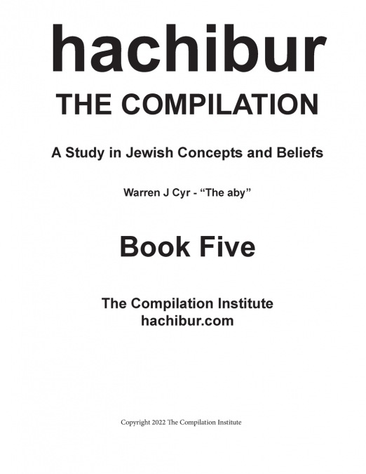 hachibur Book Five