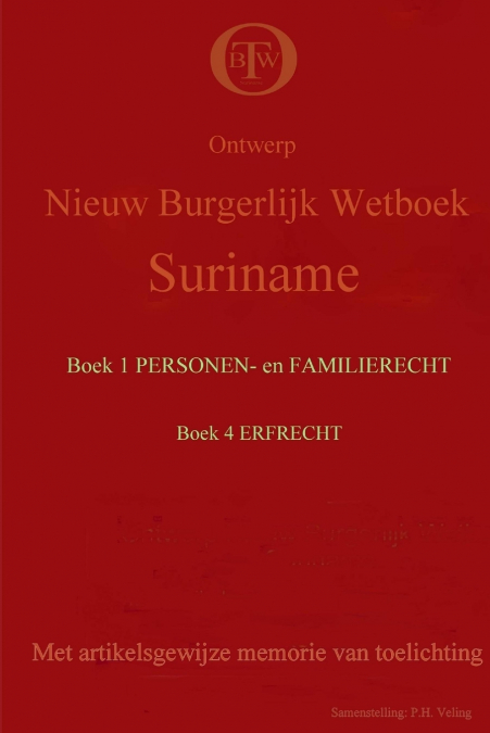 BW Suriname ontwerp boek 1 en 4 (paperback)
