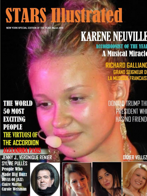 Stars Illustrated Magazine (B&W) March 2018. Economy edition.
