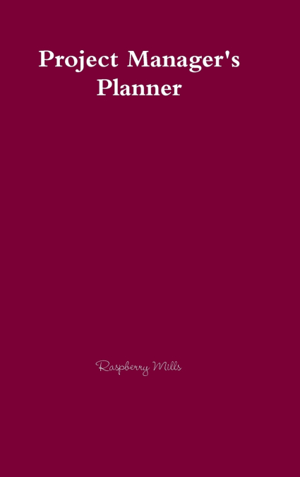 Project Manager’s Planner