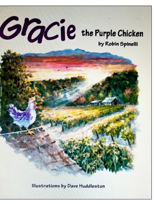 Gracie the Purple Chicken