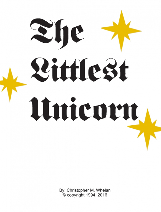 The Littlest Unicorn Vol. 1