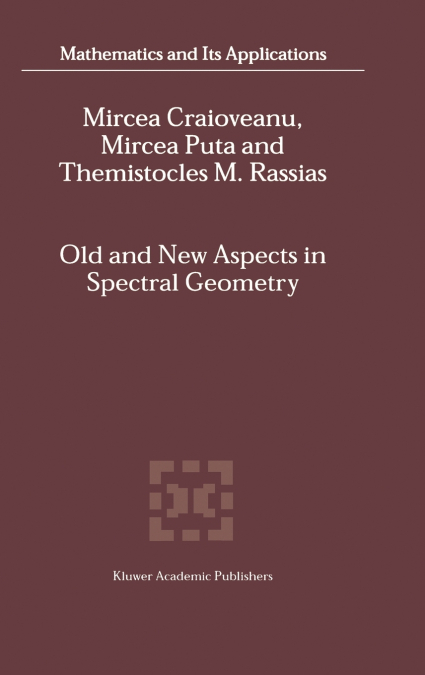 Old and New Aspects in Spectral Geometry